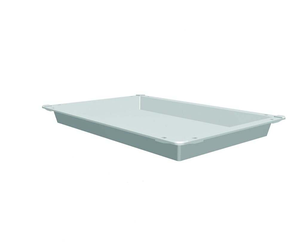 ABS Non-Dividable Tray – One Section – 50mm Deep