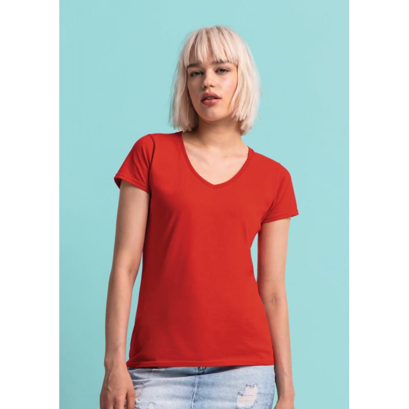 Ladies Polycotton Crew Neck T Shirt