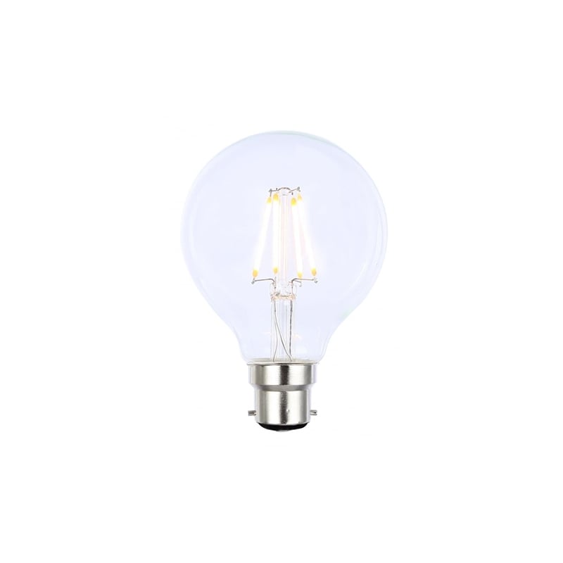 Forum LED Filament Lamp G80 B22 4W Clear