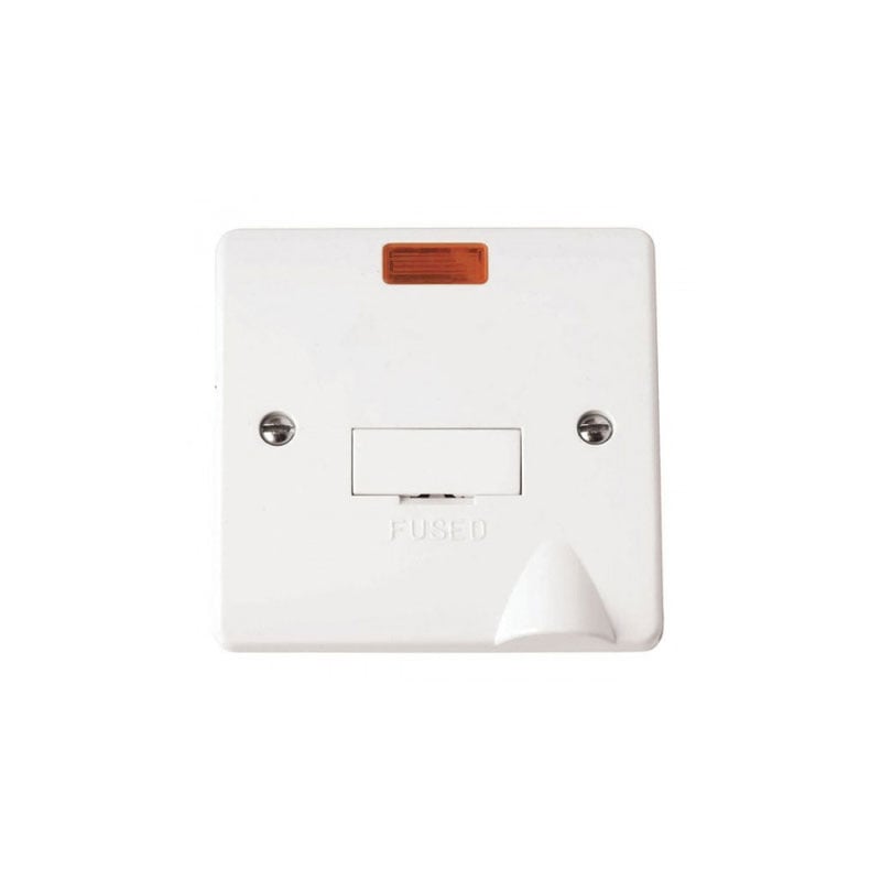 Click Fused Connection Unit Optional Flex Outlet & Neon