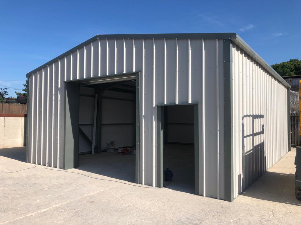 Agricultural Steel Buildings With PA Doors In Berkshire