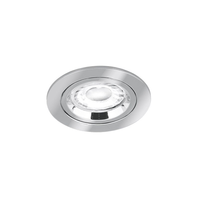 Aurora Enlite Fixed Lock Ring GU10 Downlight Polished Chrome