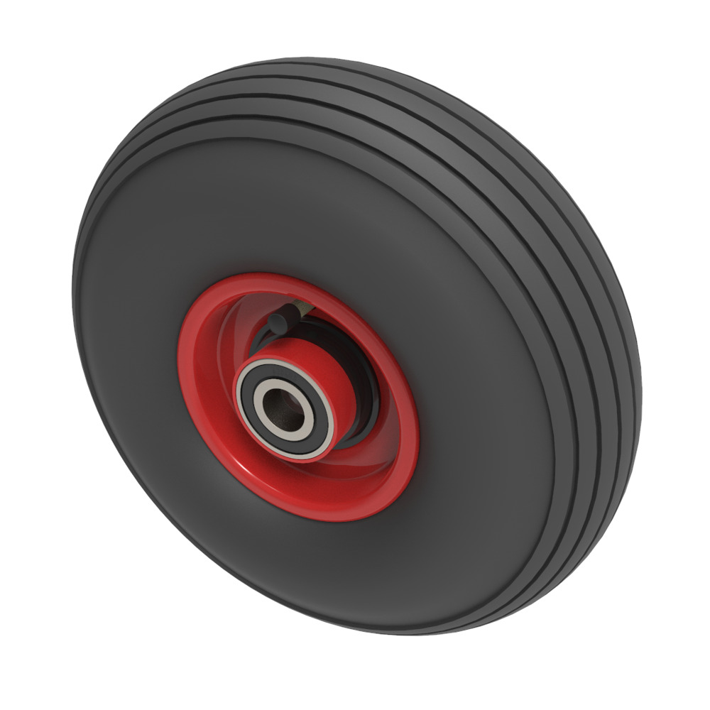 Pneumatic 260mm Ball Bearing Wheel 200kg Load