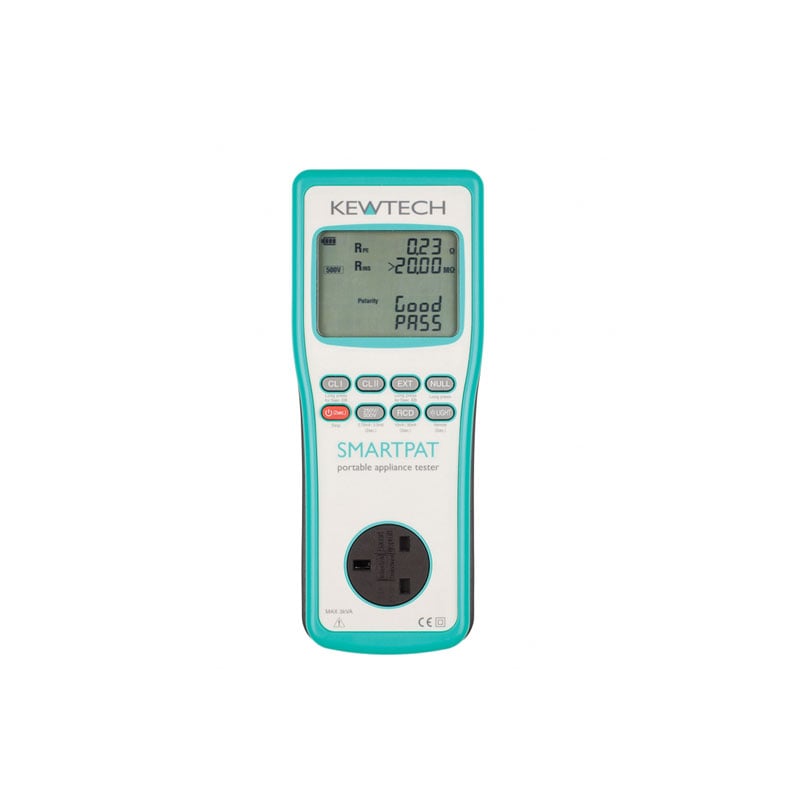 Kewtech Battery Operated PAT Tester Run Leakage With Controllable Remotely