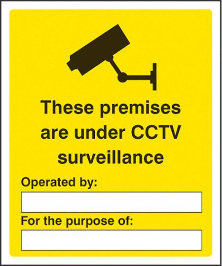 These premises are under CCTV surveillance