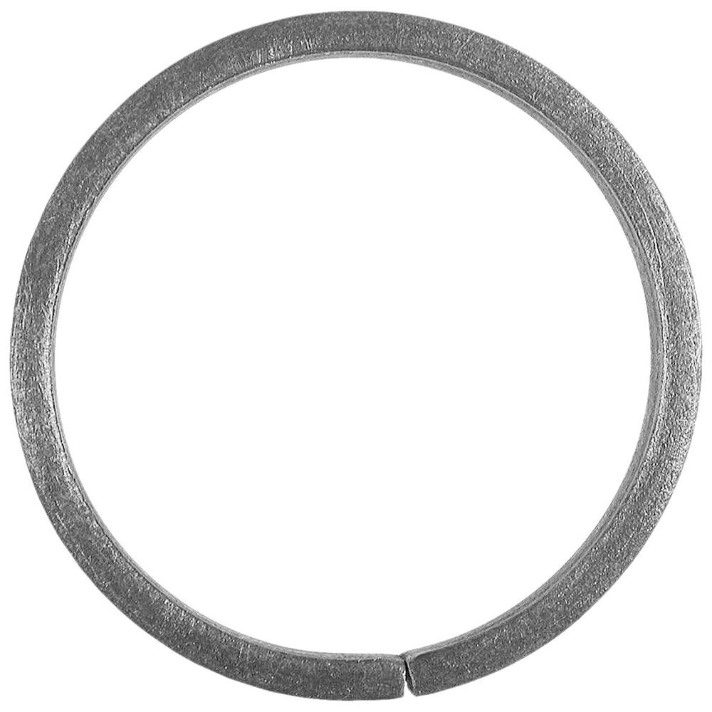 Flat Section Circle - Height 125mmSmooth - 16 x 8mm Flat Bar