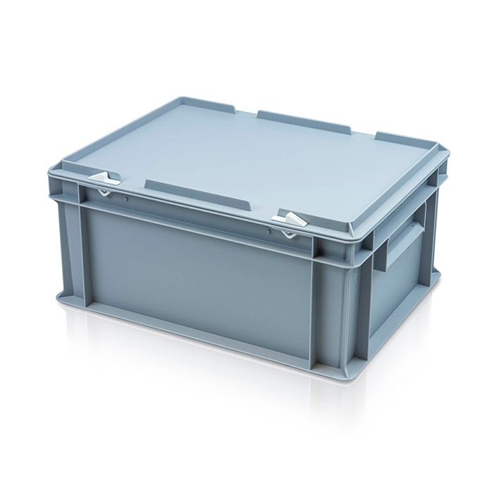 15 Litre Euro Box with Hinged Lid (400x300x190mm)