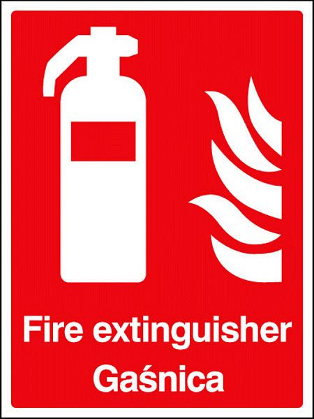Fire extinguisher (English/polish)