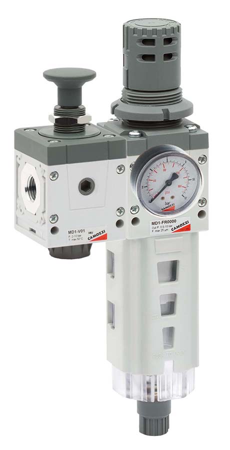 CAMOZZI MD Series 5 Micron Gauge & Bracket