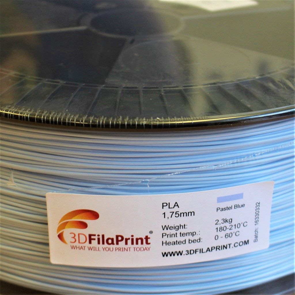 2.3KG 3D FilaPrint Pastel Blue Premium PLA 1.75mm 3D Printer Filament