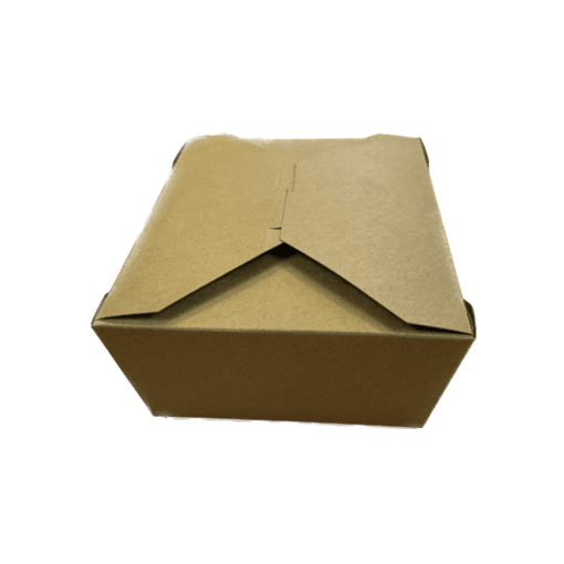 No.8 Snack Box Kraft - QSB8 (46oz) Cased 300 For Catering Industry