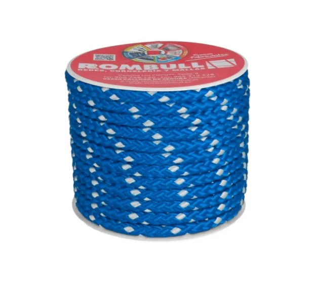 100% Polyester Double Braided Blue/White Fleck