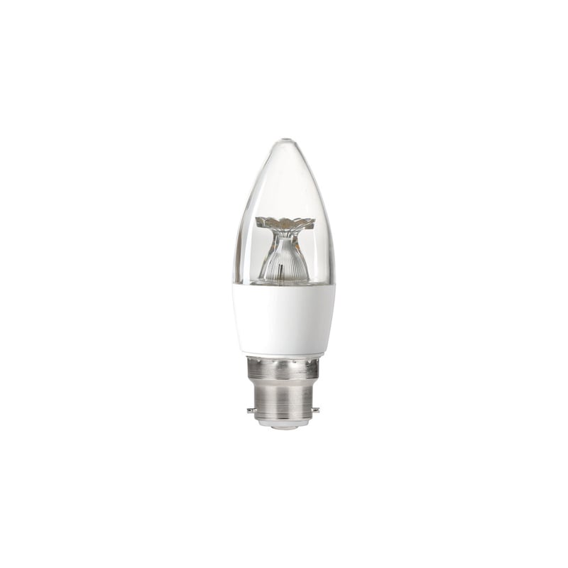 Integral B22 Non-Dimmable Clear Candle LED Lamp 2.9W