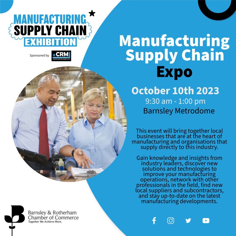  Manufacturing Supply Chain Expo on October 10th
