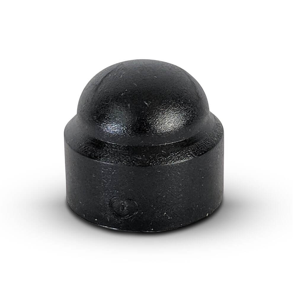 M12 Nylon 6.6 Nut Cover Black