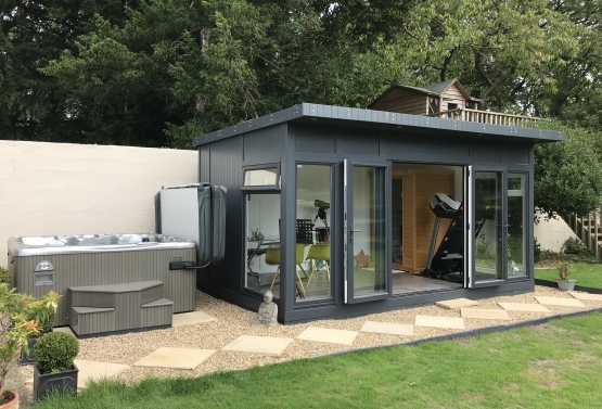 Garden Office and Home Gym in Surrey