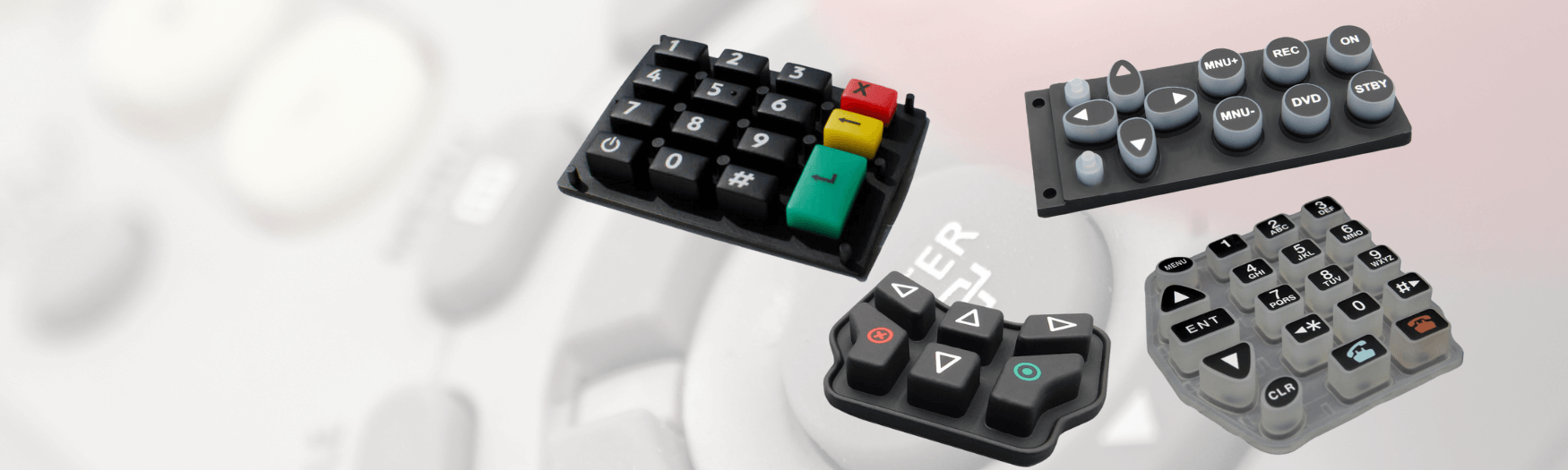 Custom Silicone Rubber Keypad Manufacturer