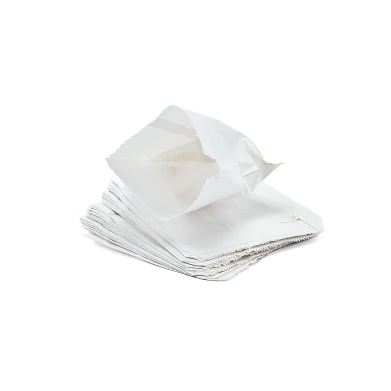 White Sulphite Bags 7 Inch - MGW7 cased 1000 For Catering Industry