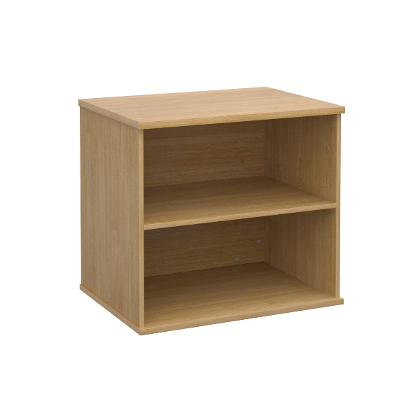 Deluxe Desk High Bookcase - Oak