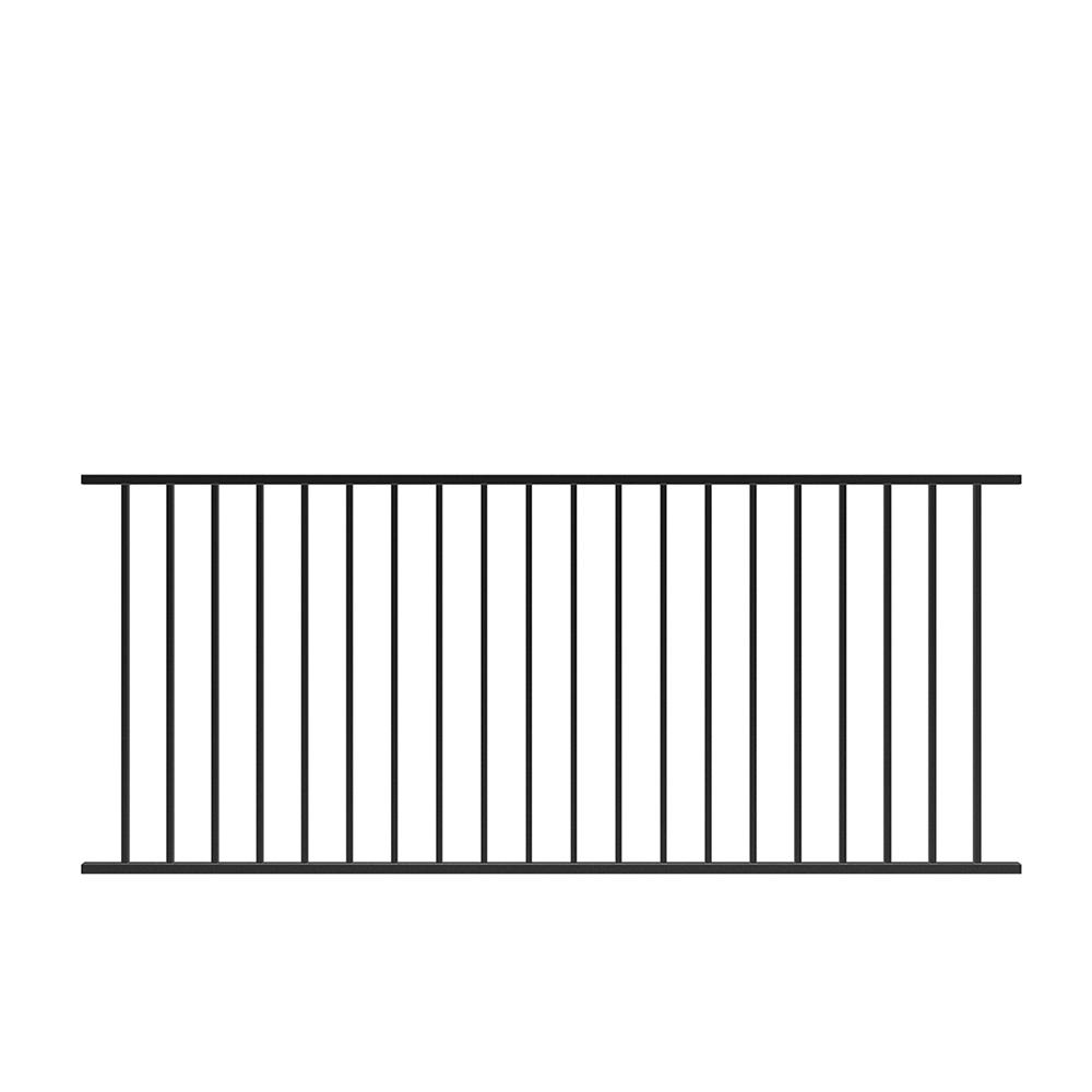 Fortitude Fixed Railing Panel 1016 x 2370mm Black Sand  