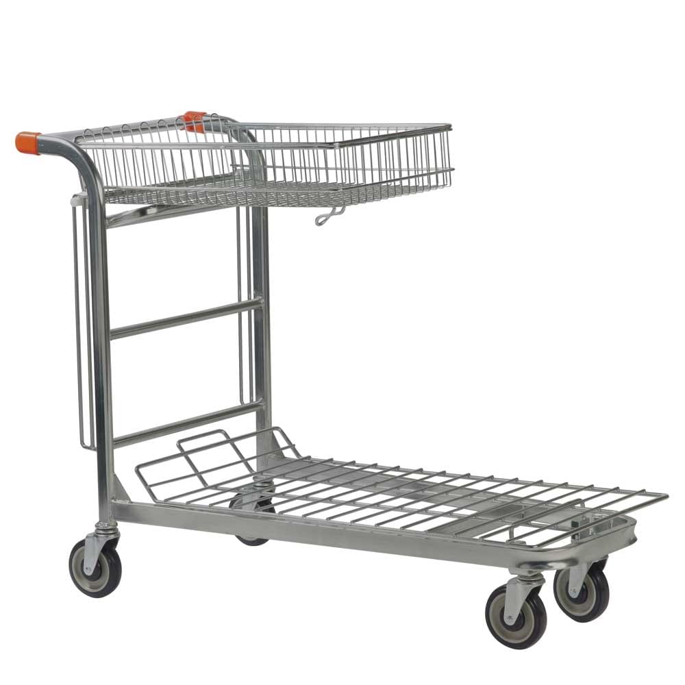 Nestable Stock Trolley - Folding Basket