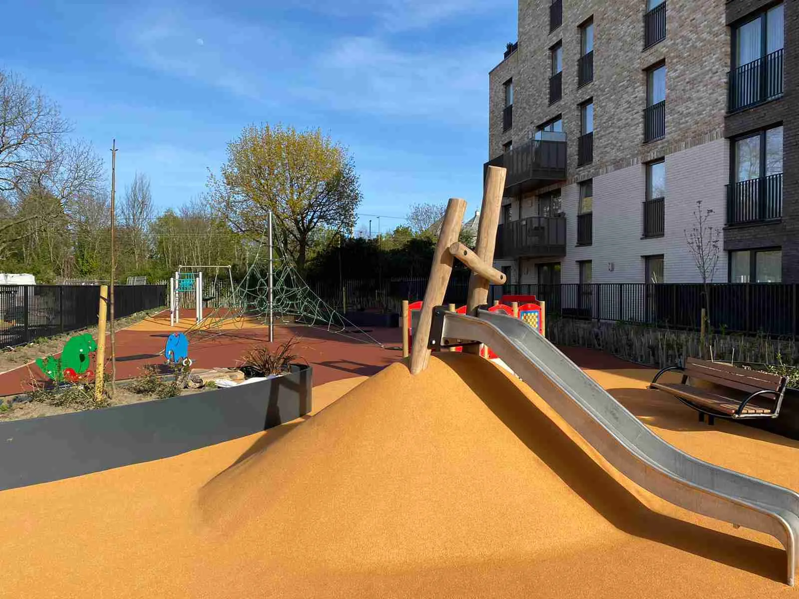 Vibrant Rubber Surfacing For Children's Play Areas Leicestershire