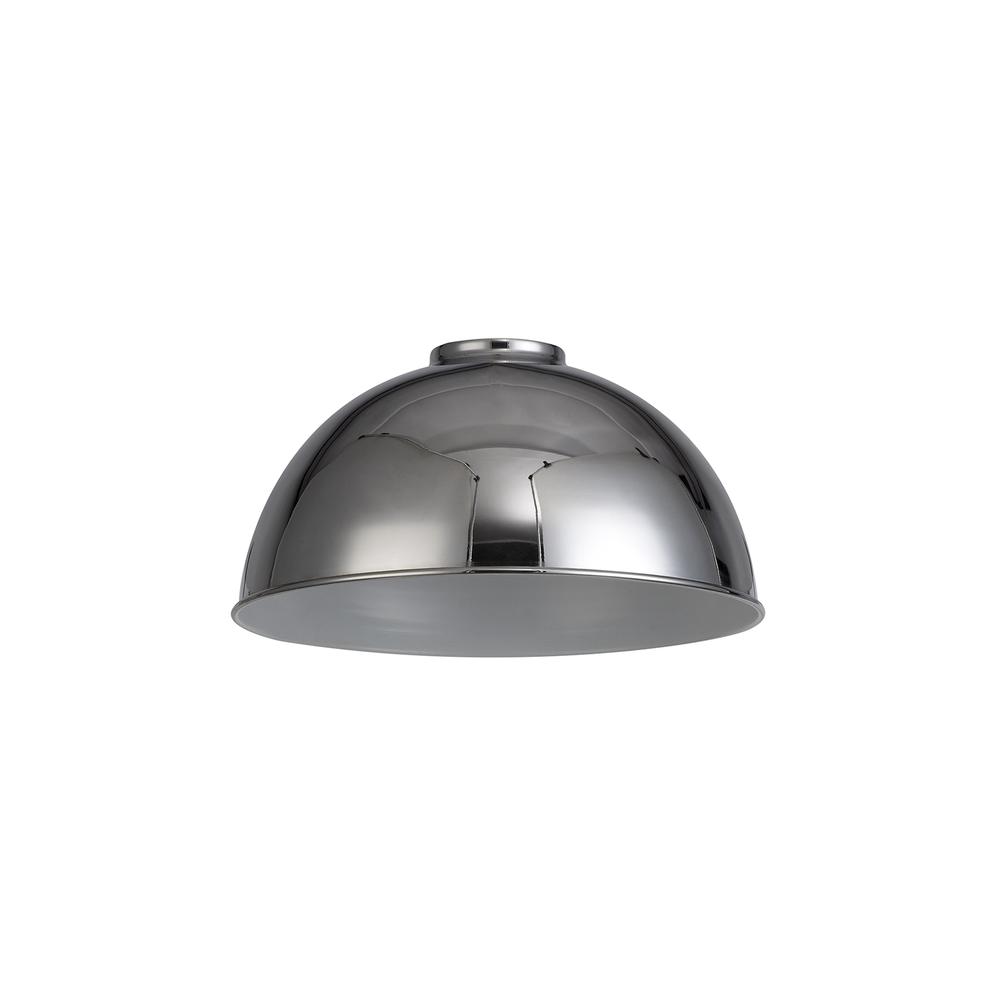 Luxuria Glorelle Dome 25cm Lampshade Chrome