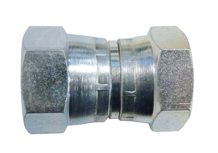 BURNETT & HILLMAN Straight Adaptor &#45; BSPP Swivel Female &#47; JIC Swivel Female