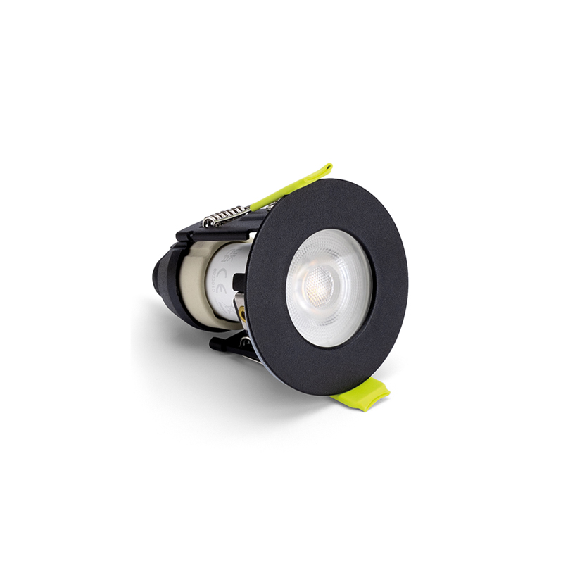 Integral Evofire Mini Fire Rated GU10 Downlight IP65 Black