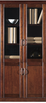 Providers Of Real Wood Veener Executive Two Door Office Storage Bookcase - 900mm - KM162-2DR North Yourkshire