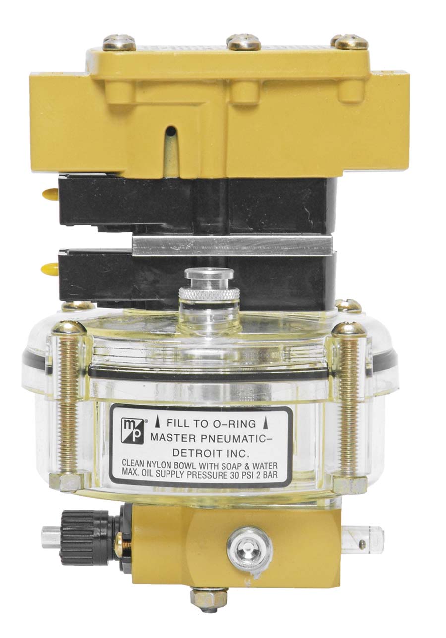 MASTER PNEUMATIC Series A600 1 Drop Lubricator &#45; Integral Reservoir, Two Pulse Counter