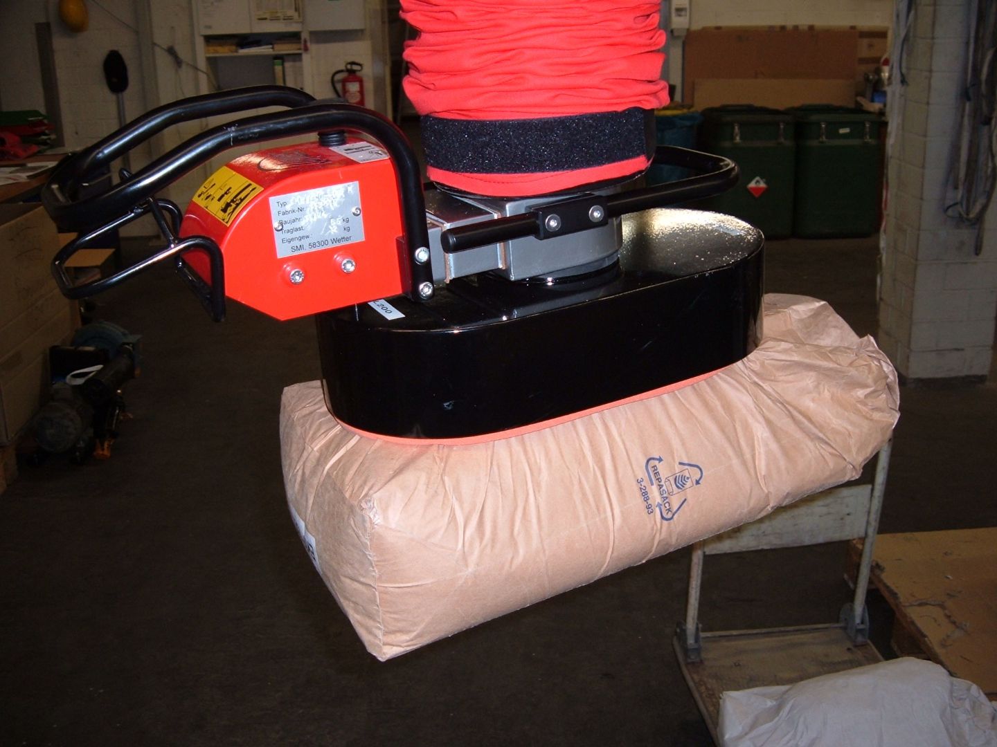 UK Manufacturers of Atex Compliant Vacuum Sack Lifters