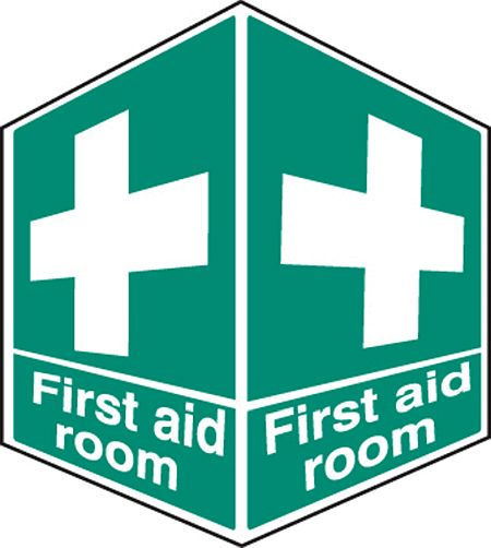 First aid room - projecting sign