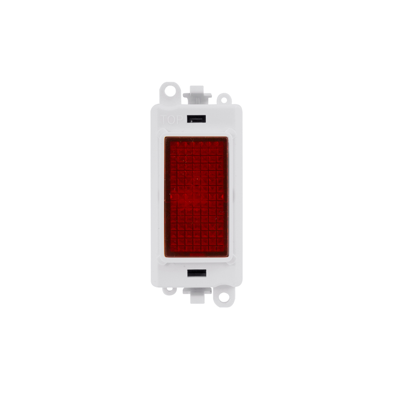 Click GridPro Red Indicator Module Insert Polar White