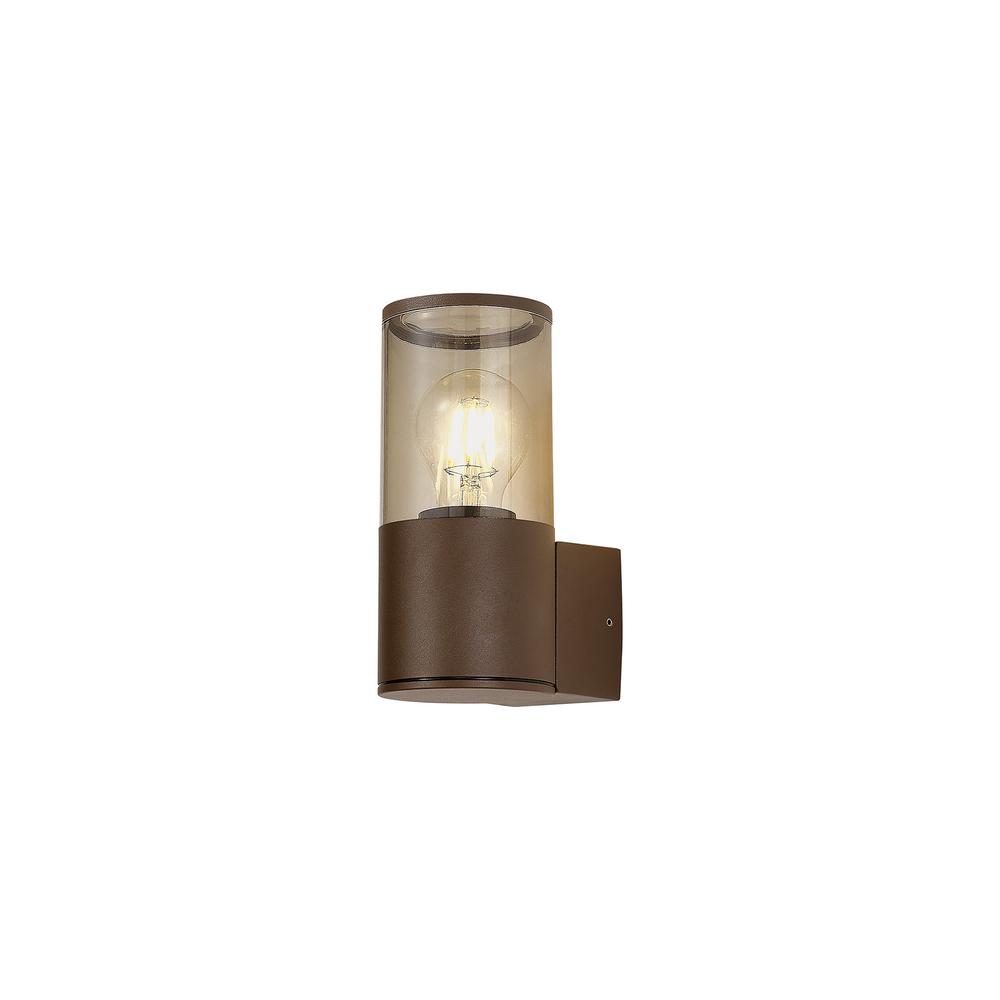 Luxuria Rhapsody Wall Light E27 IP54 Matt Brown/Smoked