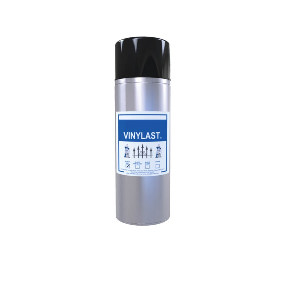 Matt Smithy Black Paint - 400 ml Spray Rourkes Vinylast