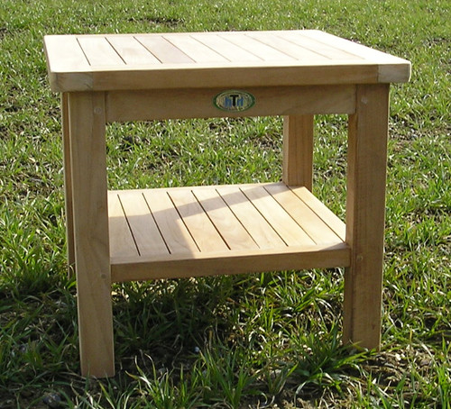Suppliers of Square Teak Side Table 50 x 50cm UK