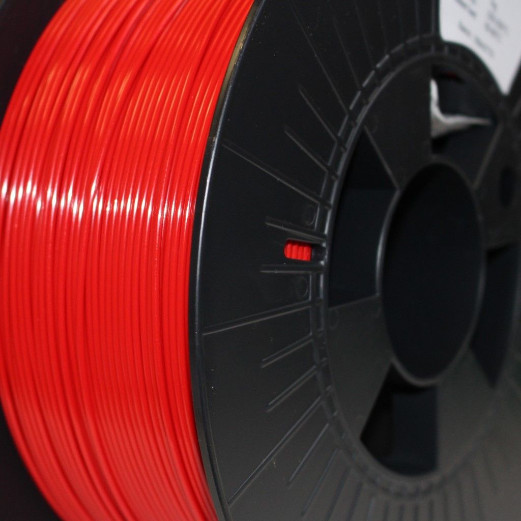 3D FilaPrint Red PIPG 1.75mm 1Kg Recycled PETG 3D Printing Filament