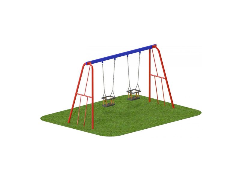 Specialising In 2.0m Double Cradle Seat Swing &#8211; Steel