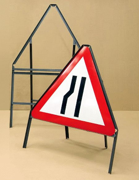 Road sign frame 600mm triangle - 300mm legs