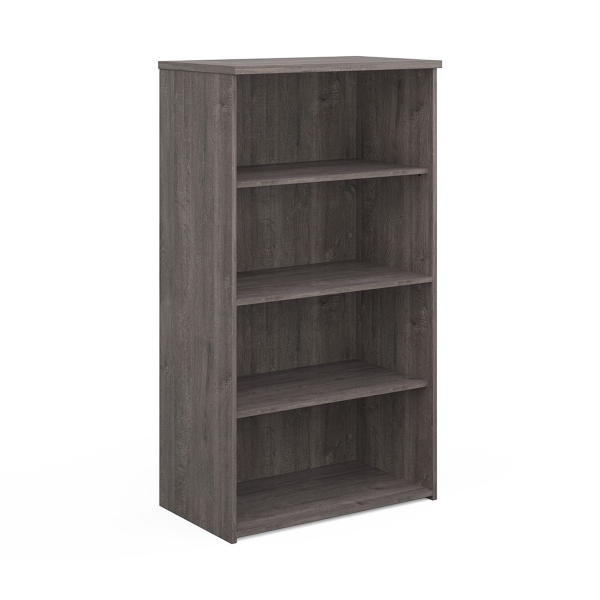Universal Bookcase with 3 Shelves - Grey Oak