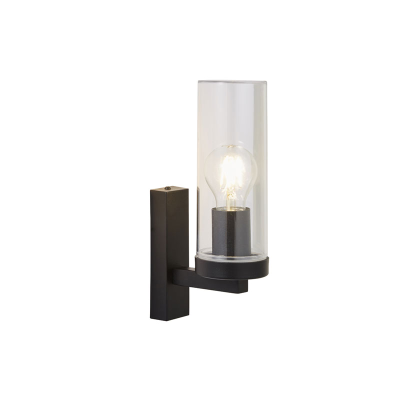 Forum Carnac Wall Light Up or Down E27 Black