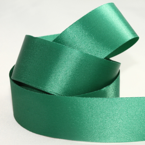 750YY Slit Edge 10mm Single Face Acetate Satin Spectrum Green 46