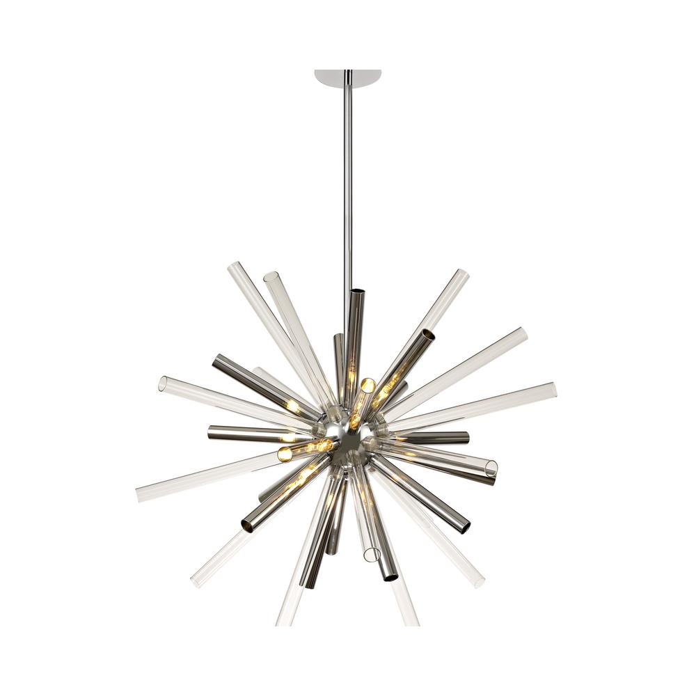 Luxuria Calypso 72cm Pendant 16 Light G9 Clear & Chrome/Polished Chrome