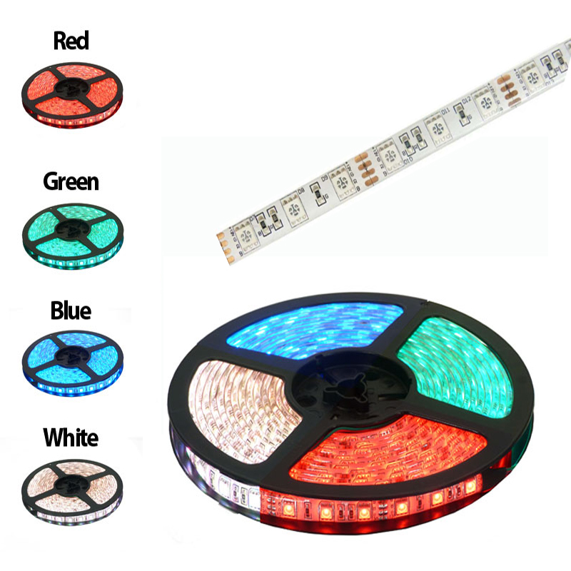 LED Strip Tape RGB Colour Changing 24V 14.4W/M IP65
