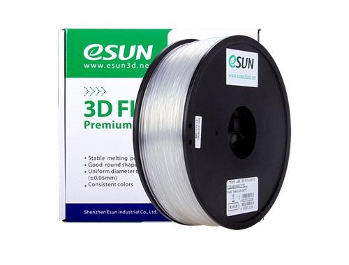 eSUN ABS Clear 3D Printing filament Sample