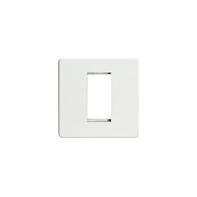 Varilight Screw Less Premium White Plate (1 Grid Space)