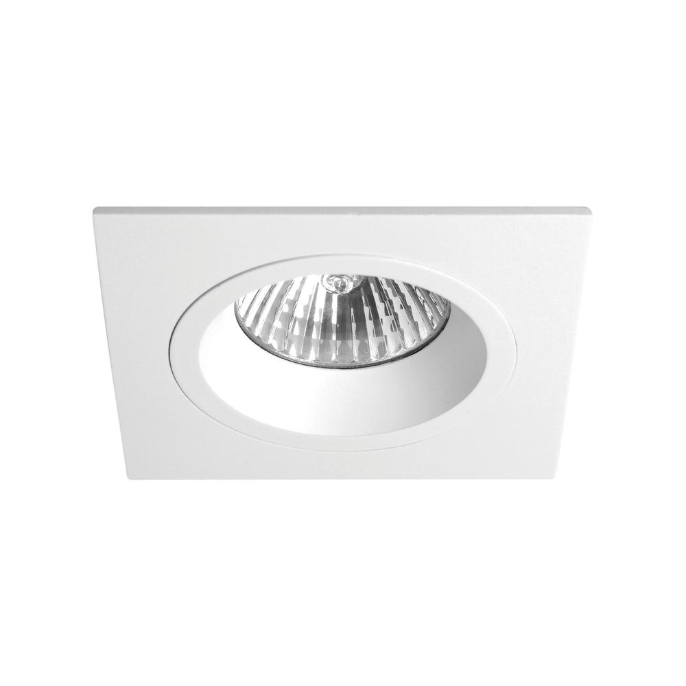 Astro Taro Square Fire Rated Matt White GU10 Downlight