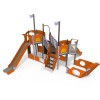 Play Boat with Climbing Wall and Rope Ladder
