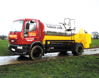 Operated Hire Of 10,000 Litre Water Tanker UK